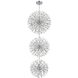 Vera 74 Light 44 inch Chrome Chandelier Ceiling Light