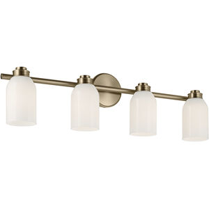 Shae 4 Light 32 inch Champagne Bronze Vanity Light Wall Light
