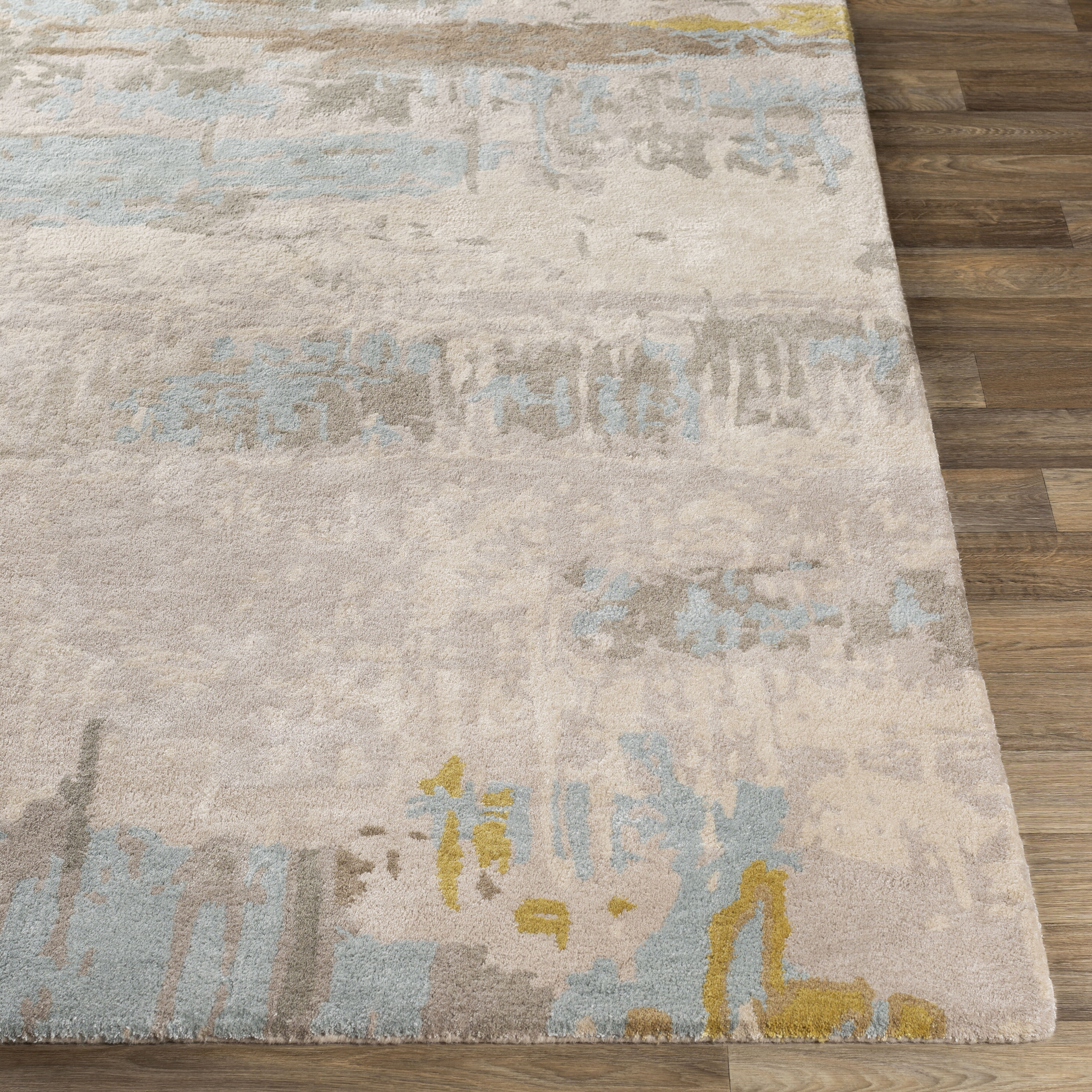 Kavita 96 X 96 inch Gray Rug in 8 Ft Round, Round