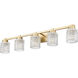Jacqueline Vanity Wall Light in Modern Gold