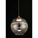 Bistro LED 14 inch Aged Brass Pendant Ceiling Light, dweLED