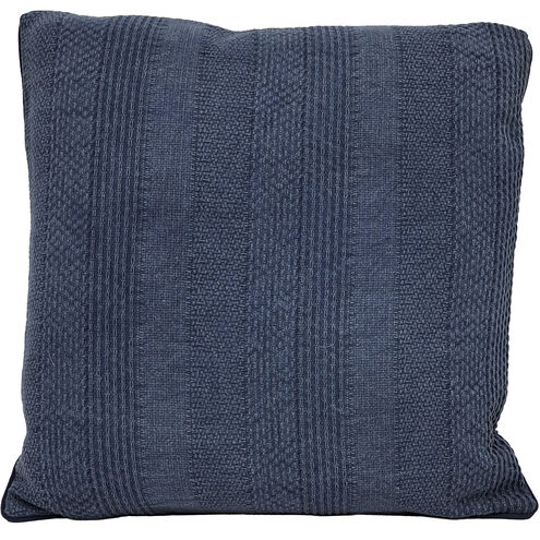 Saskia 22 X 5 inch Blue Accent Pillow