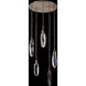 Diamante 23 inch Winter Brass Pendant Ceiling Light