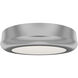 Parthenon LED 5 inch Brushed Nickel Flush Mount Ceiling Light in 3500K, dweLED