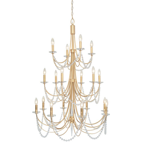 Brentwood 18 Light 32 inch Gold Chandelier Ceiling Light