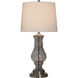 Cameron 32 inch 150.00 watt Smoke Grey Table Lamp Portable Light