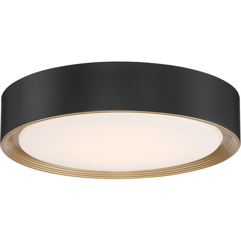 Malaga LED 16 inch Matte Black Flush Mount Ceiling Light