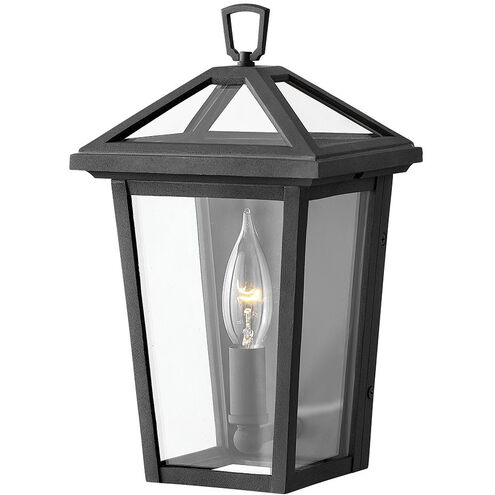 Open Air Alford Place Outdoor Wall Mount Lantern in Museum Black, Non-LED, Estate Series