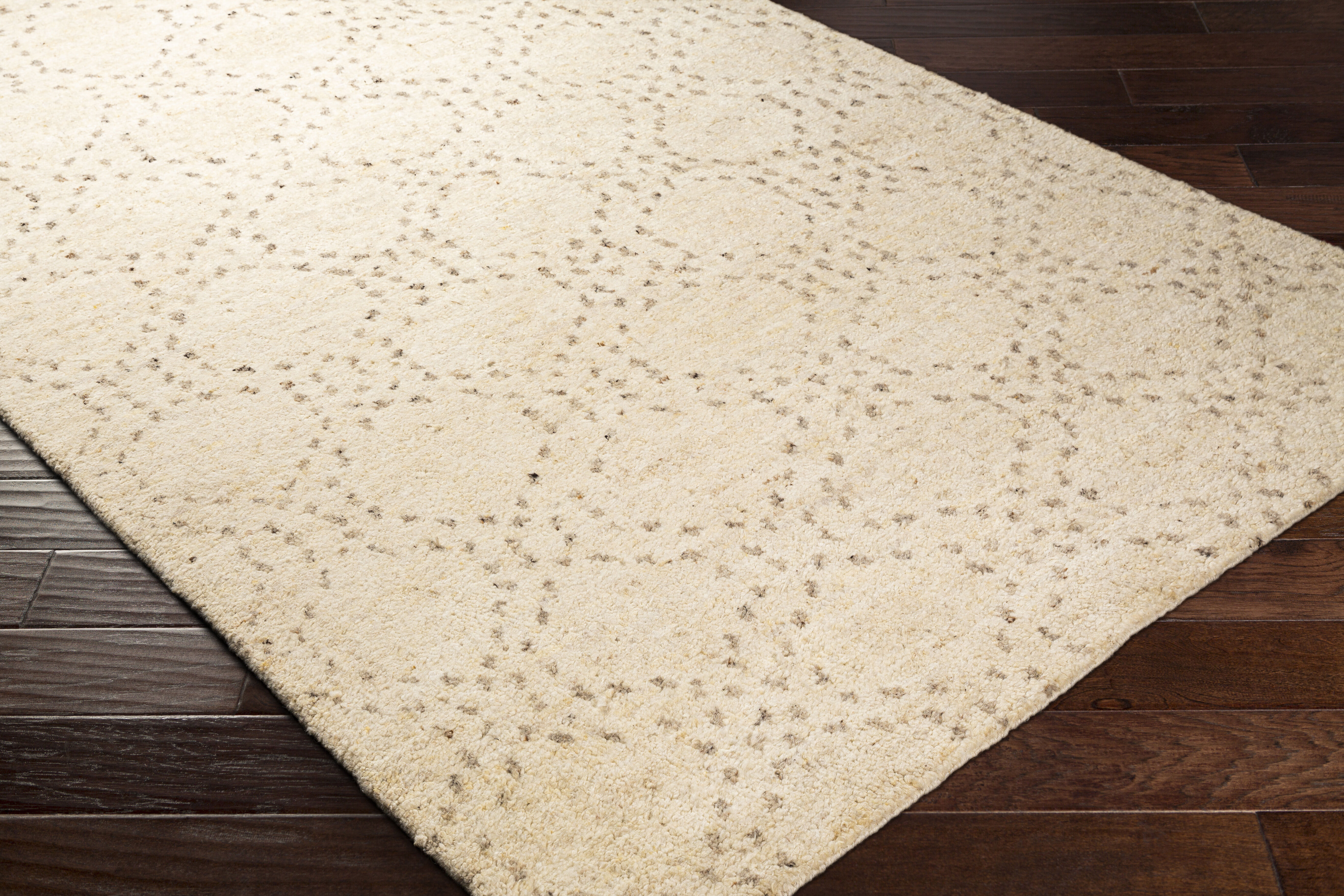 Pampa 120 X 96 inch Cream Rug in 8 x 10, Rectangle