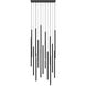 Filmore Ave. LED 11 inch Black Multi Port Pendant Ceiling Light