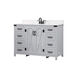 Grant 48 X 19 X 34 inch Grey Vanity Sink Set