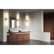 Idris LED 32.5 inch Brushed Nickel Bath Vanity Wall Light