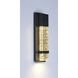 Cascade LED 13.75 inch Black Outdoor Wall Mount