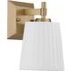 Yep Brilia 1 Light 5.5 inch Brushed Champagne Brass Wall Sconce Wall Light