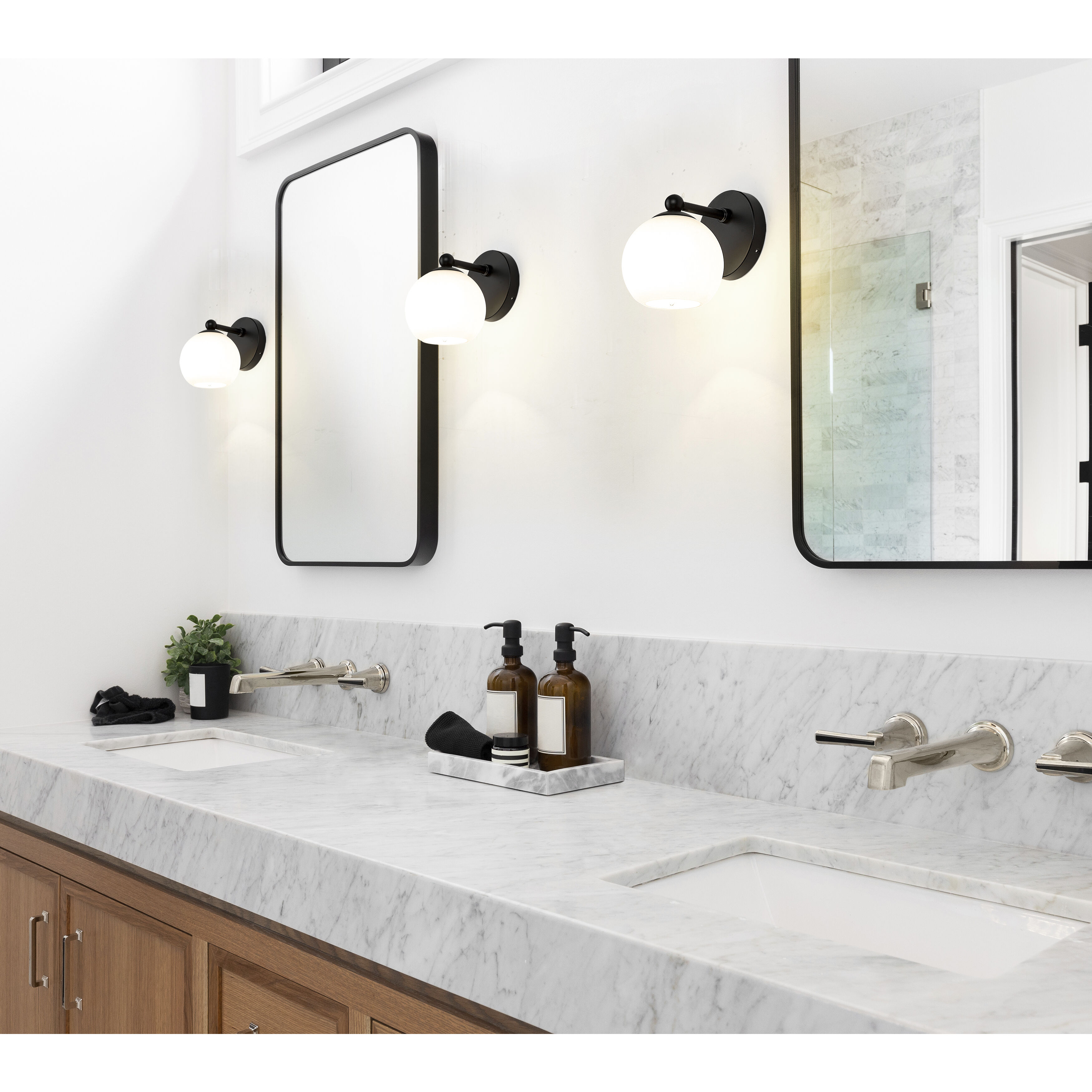 Neoma 1 Light 5.25 inch Matte Black Wall Sconce Wall Light