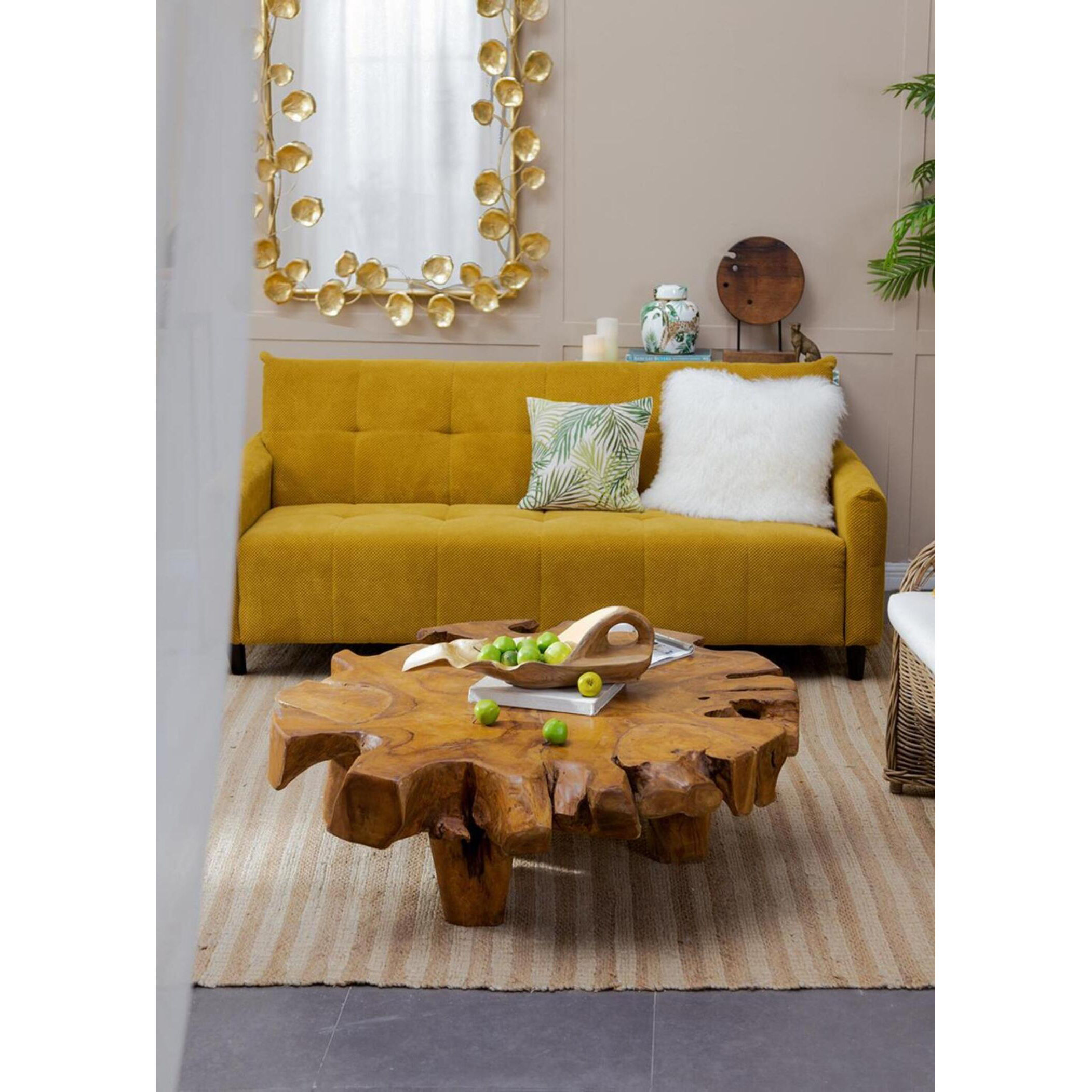 Anita 19.7 X 9.8 inch Brown/Gold Decorative Plate