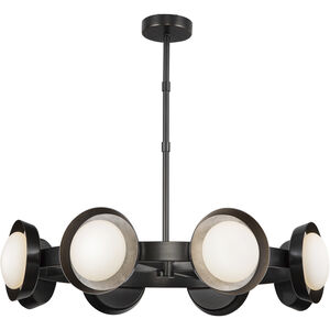 Alonso LED 37.25 inch Urban Bronze Chandelier Ceiling Light