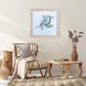 Waterside Collection Blue Framed Art
