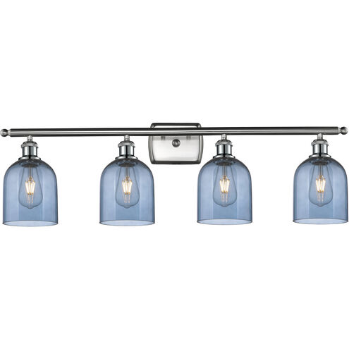Ballston Bella 4 Light 35.5 inch Brushed Satin Nickel Bath Vanity Light Wall Light