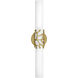 Lyra LED 23 inch Lacquered Brass Vanity Light Wall Light, Vertical
