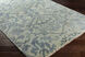 Hillcrest 102 X 66 inch Blue Rug in 6 X 9, Rectangle