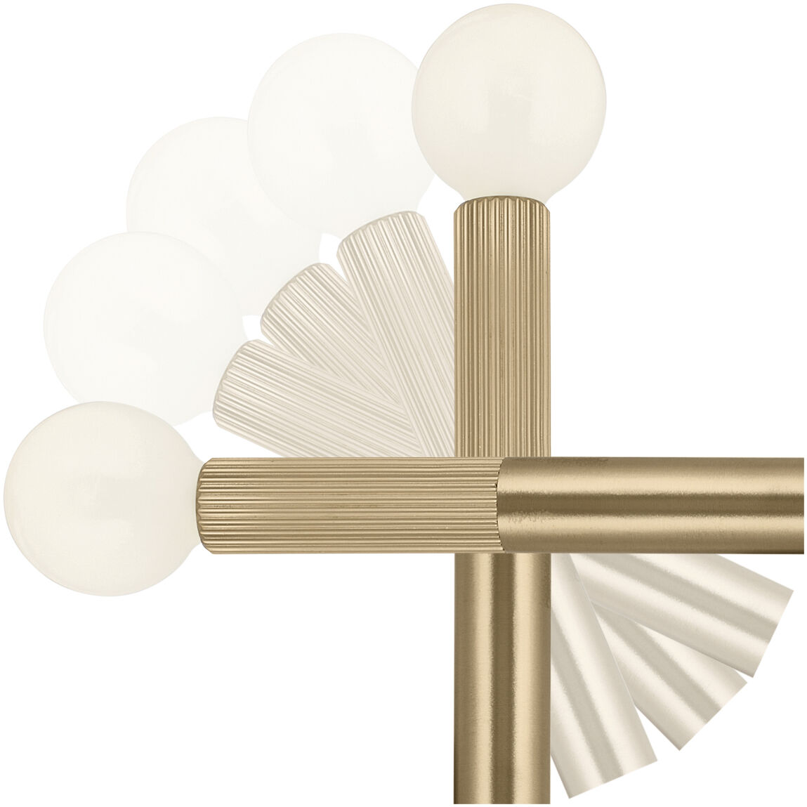 Kichler 52556CPZ Odensa LED Champagne Bronze Wall Sconce