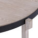 Donovan 45 X 45 inch Light Ash with Blackened Bronze Coffee Table