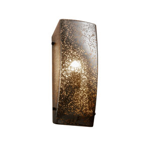 Signature 1 Light 6 inch Dark Bronze ADA Wall Sconce Wall Light in Mercury Glass, Incandescent