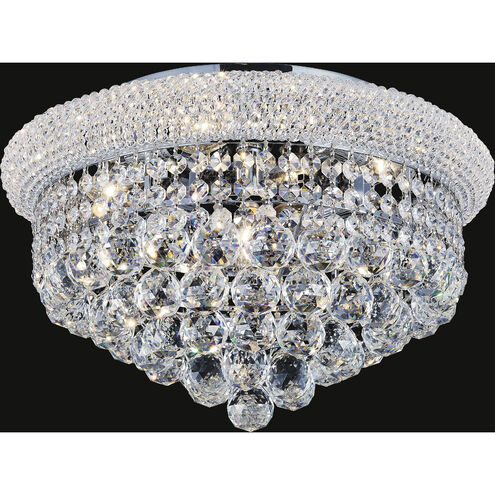 Empire 5 Light 18 inch Chrome Flush Mount Ceiling Light
