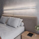 Thin-Line LED 48 inch Bright Satin Aluminum Wall Light in 4ft., 3500K