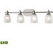 Jackson LED 31 inch Brushed Nickel Vanity Light Wall Light
