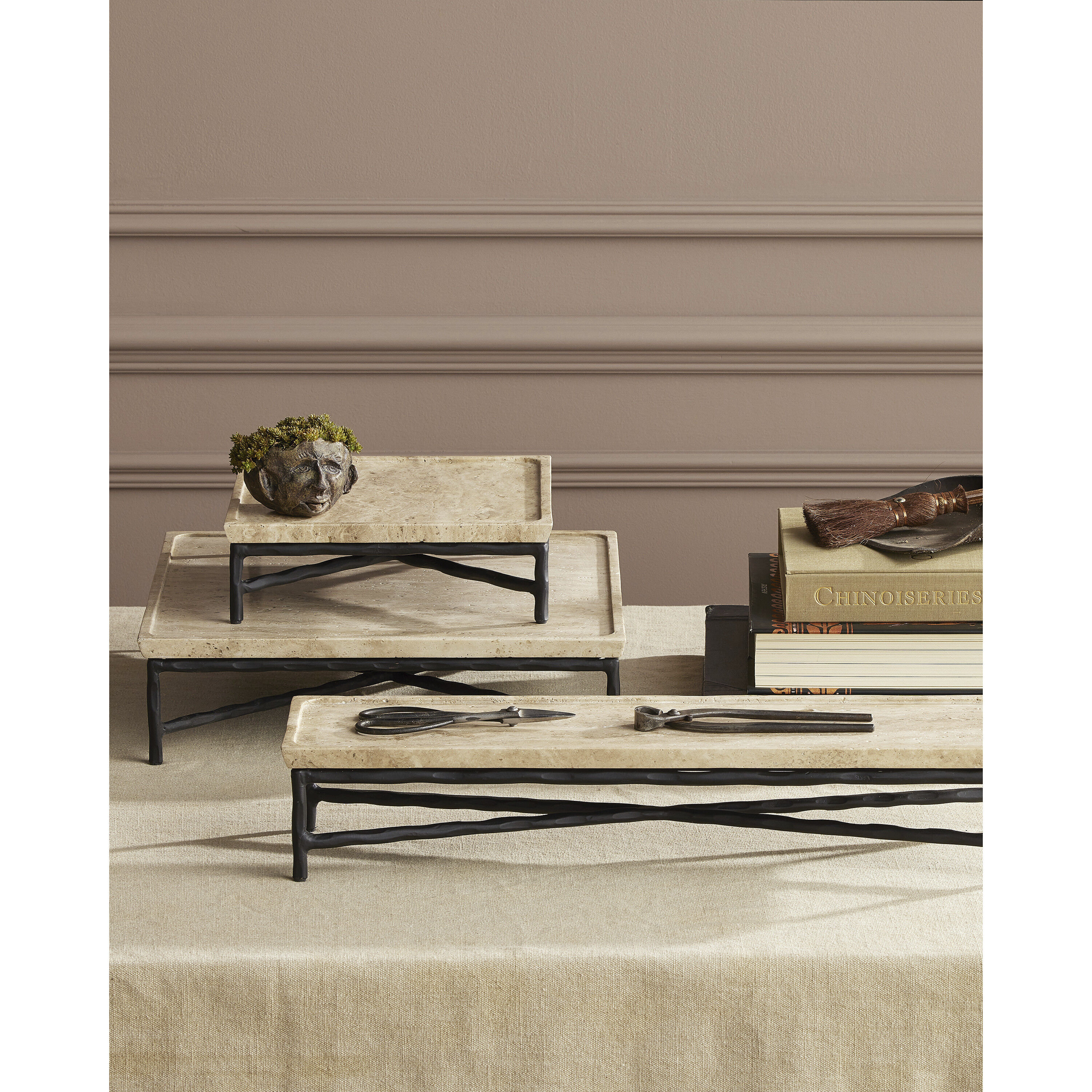 Boyles Black/Natural Tray, Large