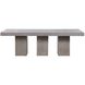 Kingston 94 X 35 inch Polished Concrete Outdoor Dining Table