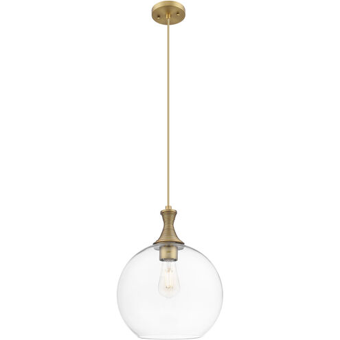 Downtown Urban Astor 1 Light 12 inch Brushed Brass Mini Pendant Ceiling Light