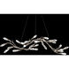 Secret Garden LED 56 inch Antique Silver Linear Pendant Ceiling Light, Schonbek Signature