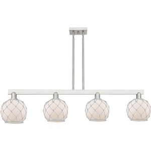 Arcadia Farmhouse Rope 4 Light 50.75 inch Island Light