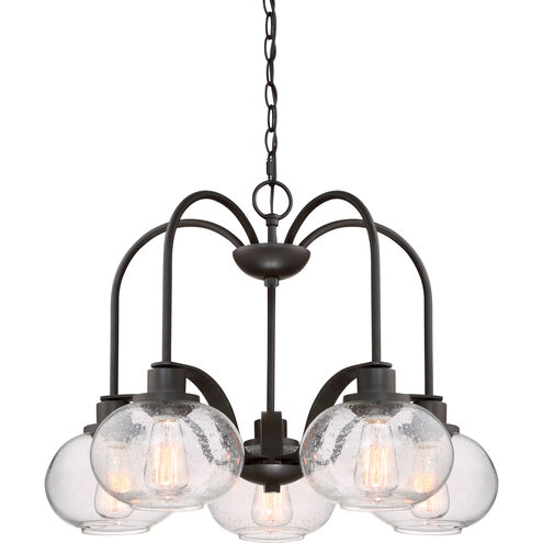 Trilogy 5 Light 26 inch Old Bronze Dinette Chandelier Ceiling Light