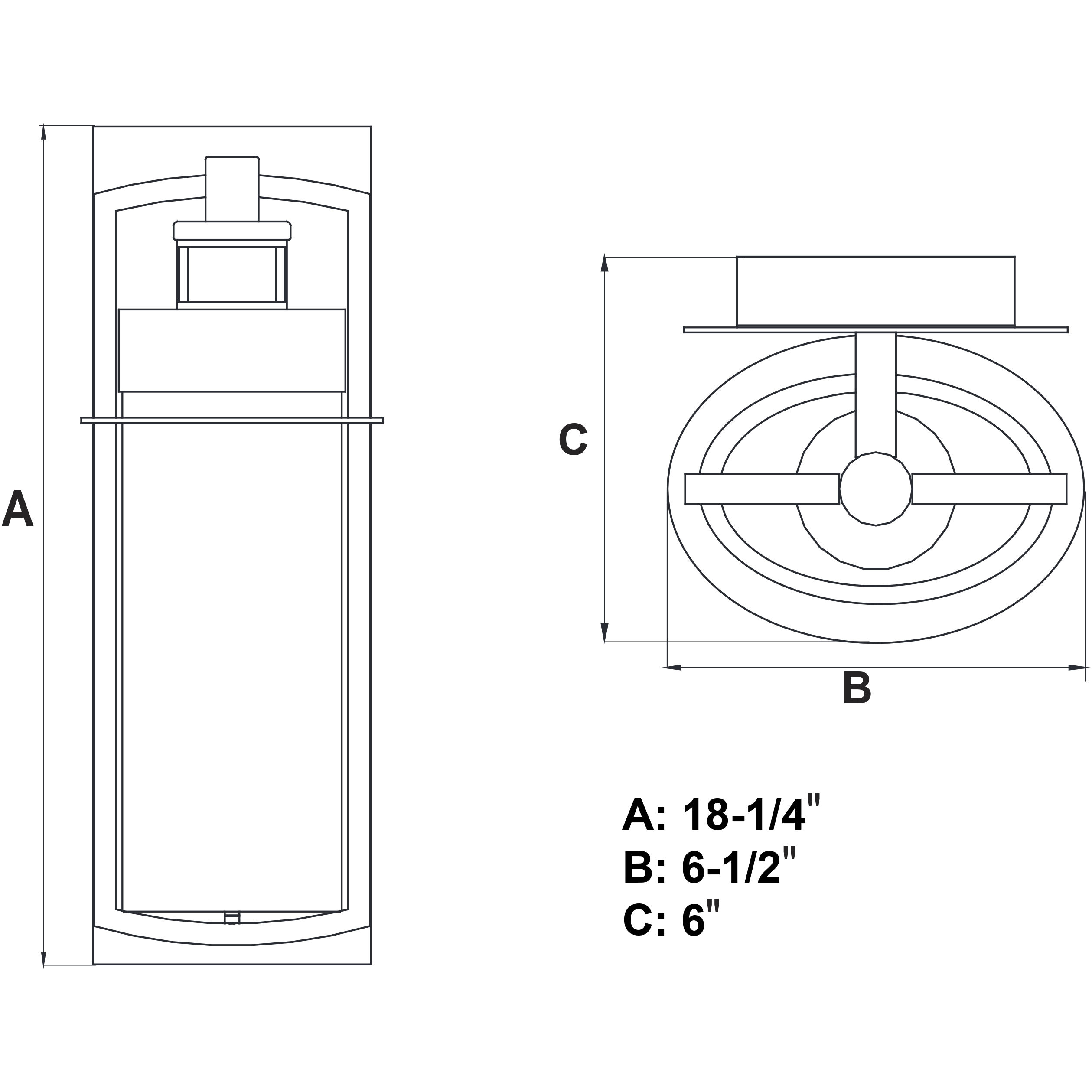 Logan Carbon Bronze Outdoor Motion Sensor