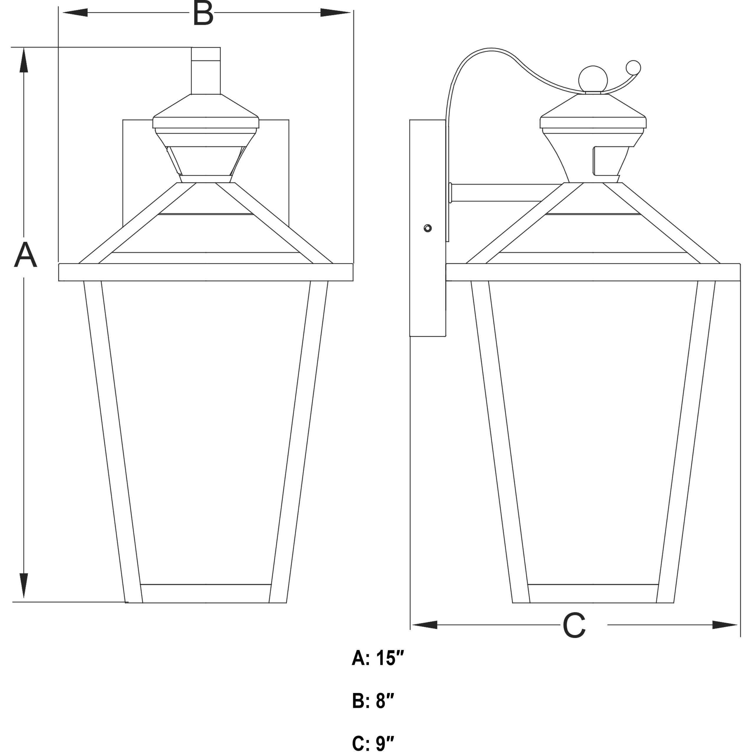 Derby Matte Black Outdoor Motion Sensor