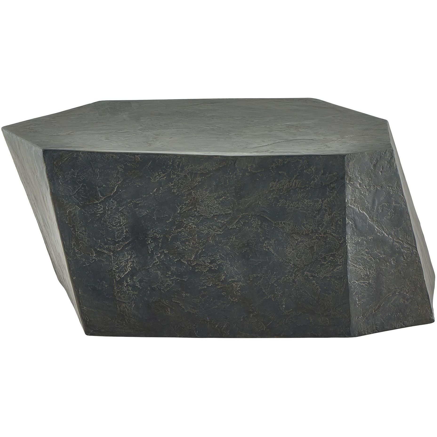 Parra 38 X 15 inch Natural Slate Outdoor Coffee Table