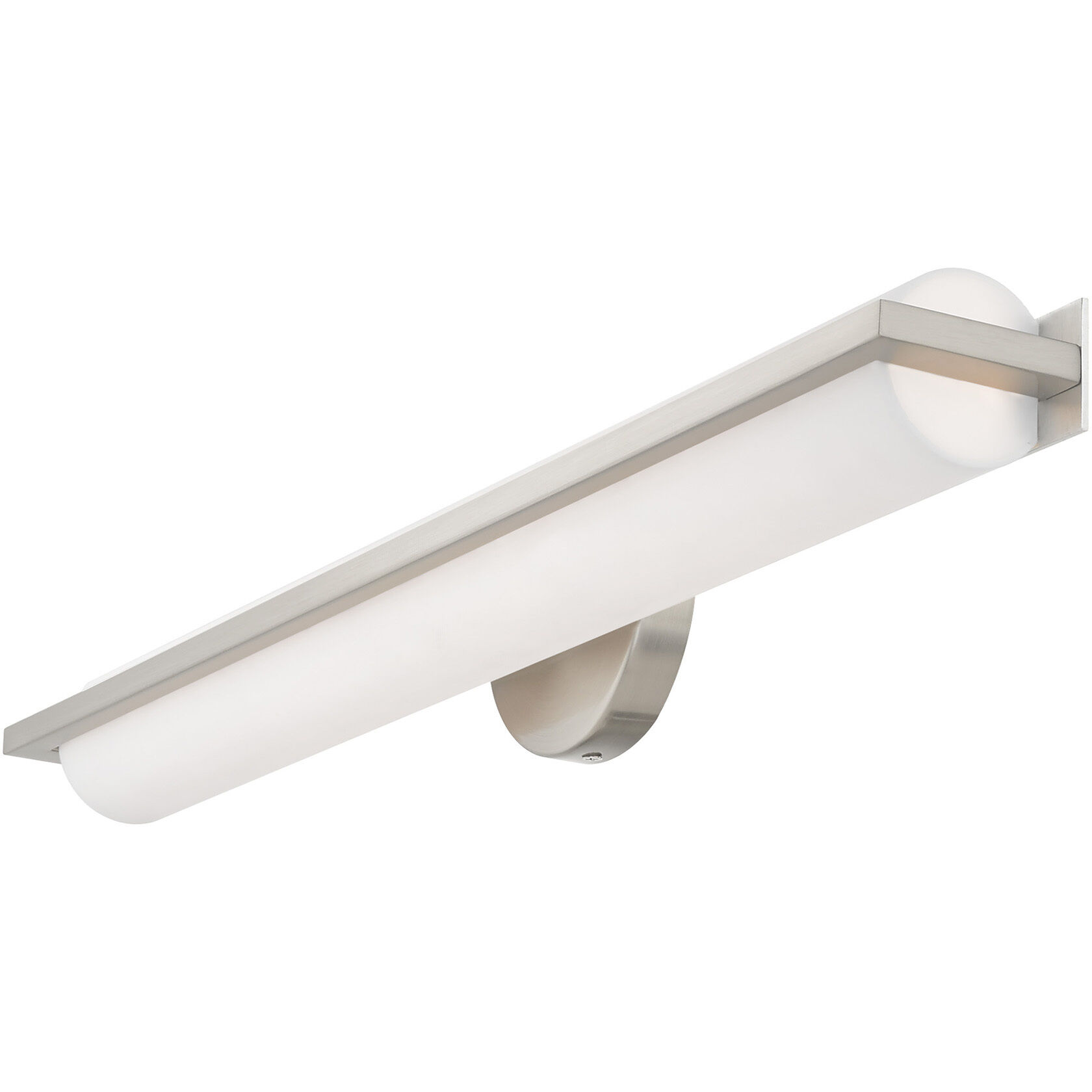 Visby LED 4 inch Brushed Nickel ADA Bath Vanity Wall Light