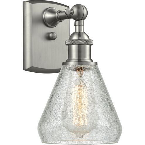Ballston Conesus 1 Light 6 inch Brushed Satin Nickel Sconce Wall Light, Ballston