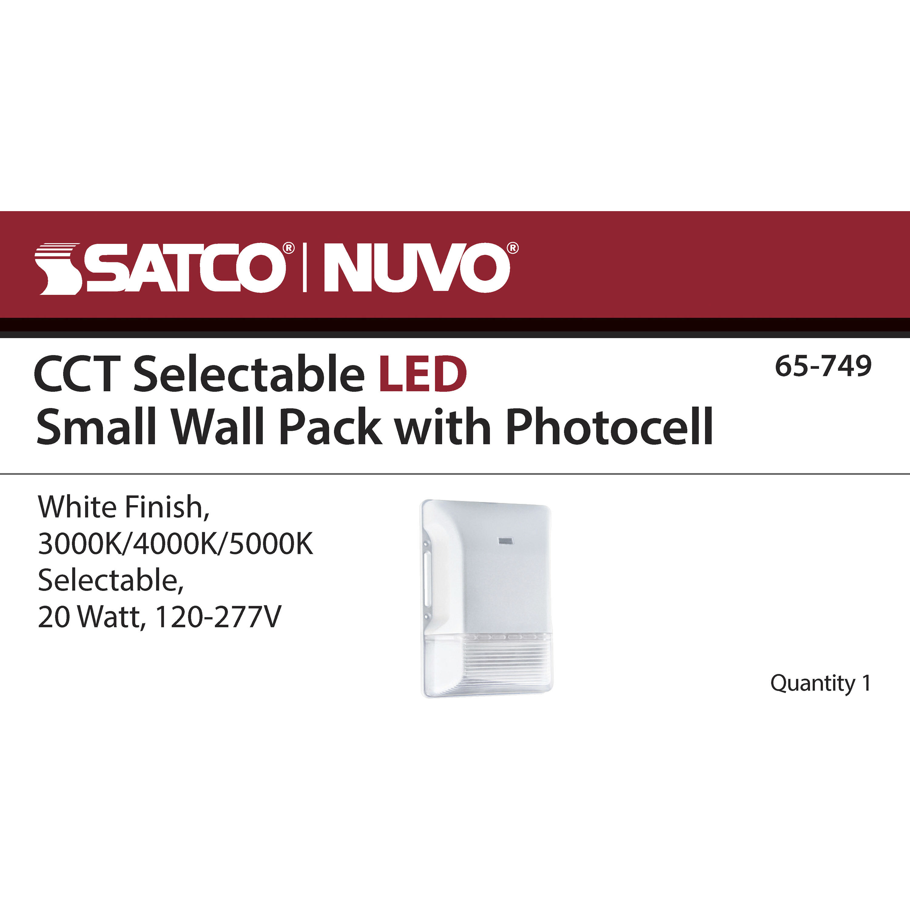 Brentwood LED 9 inch White Wall Pack