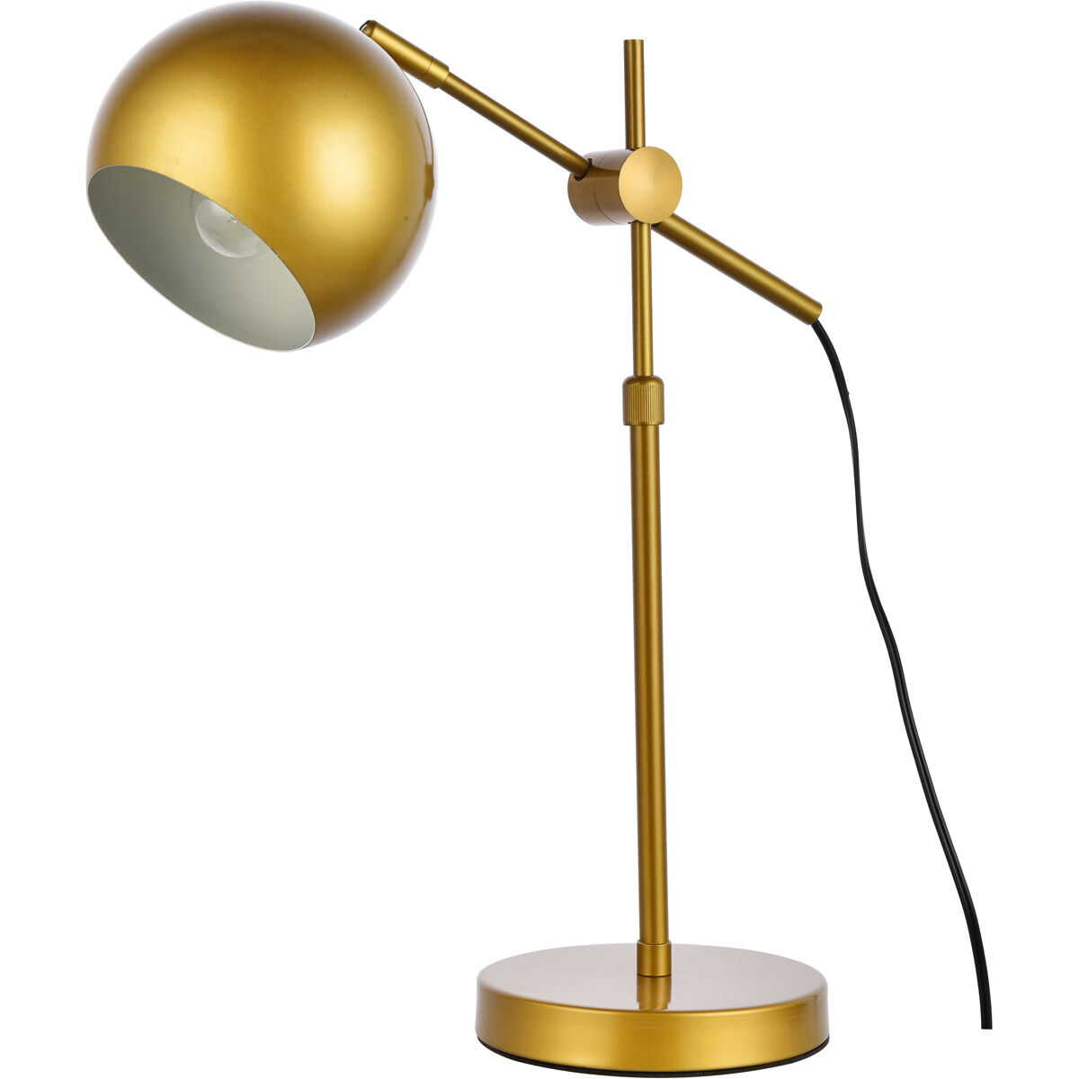 Forrester 17.1 inch 40 watt Brass Table Lamp Portable Light
