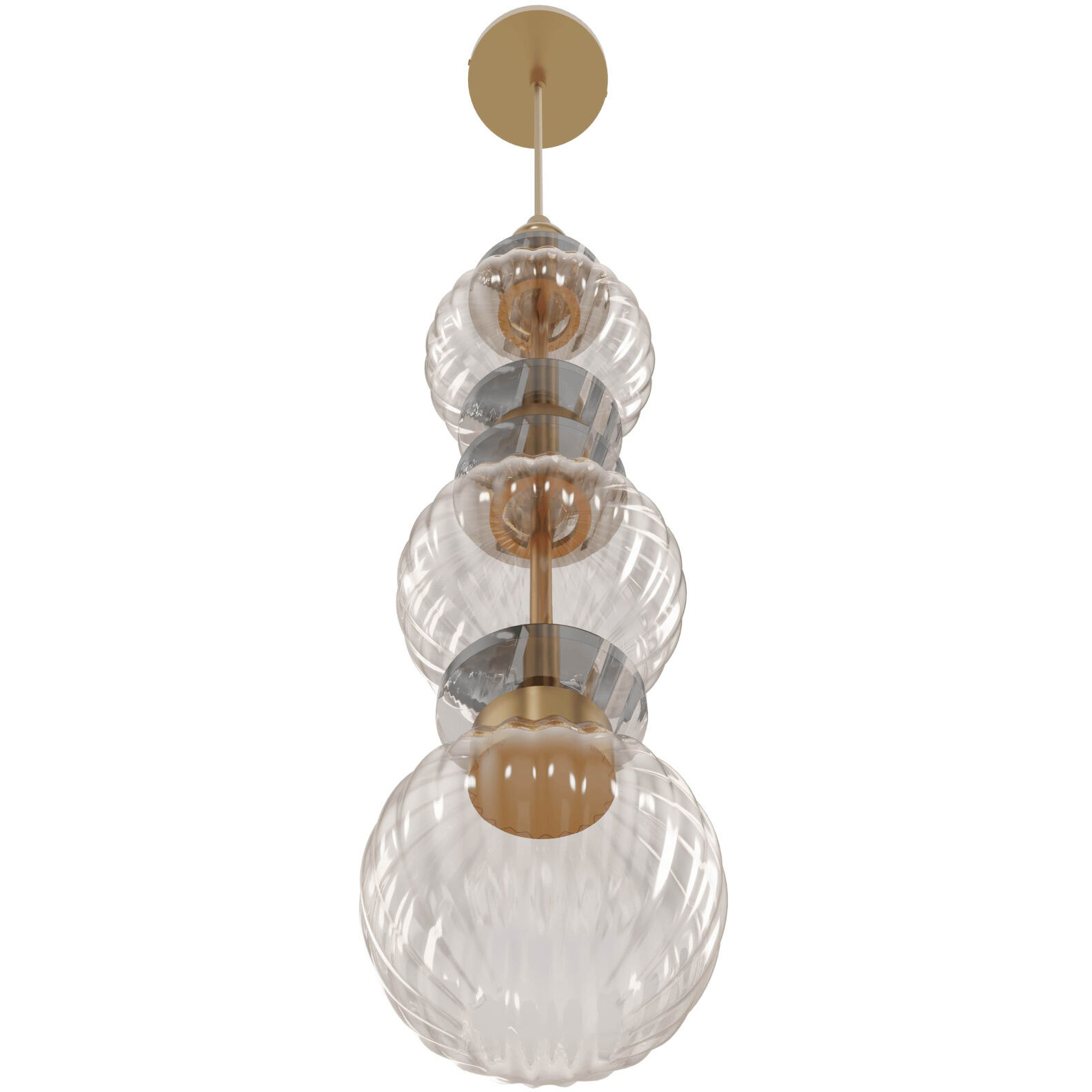 Avra LED 5 inch Aged Brass Pendant Ceiling Light