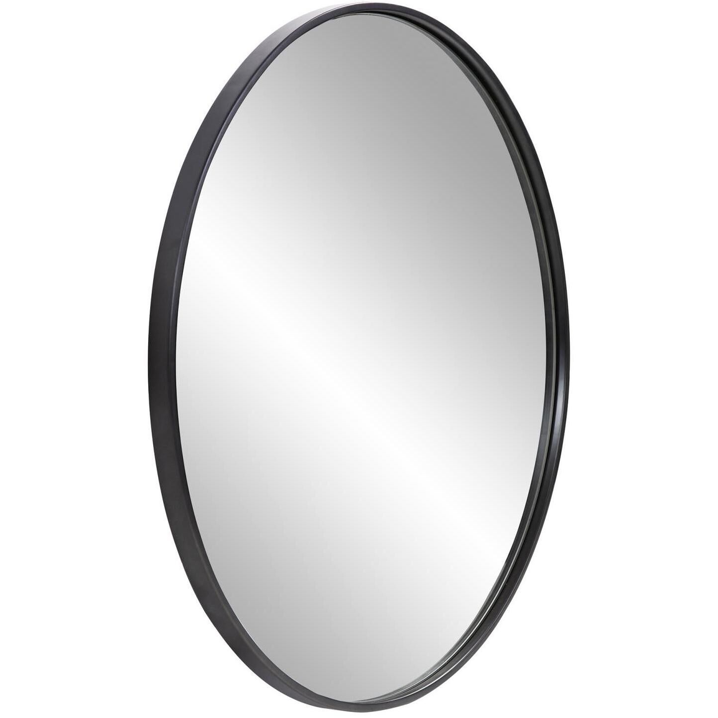 Copenhagen 30 X 30 inch Brushed Black Wall Mirror