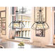 Laude 4 Light 22 inch Black/Chrome Chandelier Ceiling Light