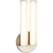 Axis LED 6.63 inch Champagne Gold Wall Sconce Wall Light