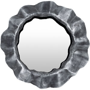 Abyss 21 X 21 inch Medium Grey Mirror, Round