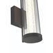 Savron LED 6.5 inch Black Wall Sconce Wall Light, Both Indoor/Outdoor